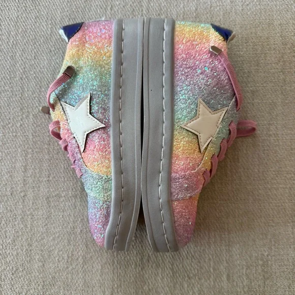Lola + The Boys Ombré Glitter Star Sneakers - Picture 7 of 9